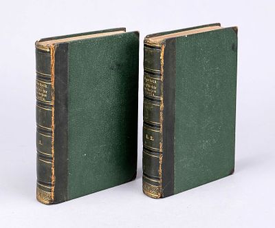 2 books “History of the German Hanse (Hanse)” by F.W. Barthold, 3 parts in 2 volumes, published 