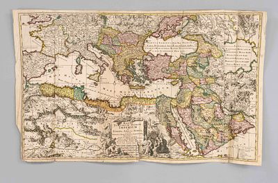 Historical map of the Ottoman Empire -- ''Magni Turcarum domini imperium in Europa, Asia et 