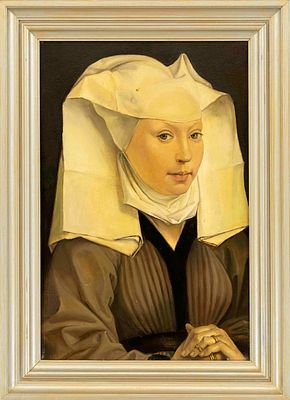 Rogier van der Weyden (1400–1464), copy after “Portrait of a Young Woman with a Winged Bonnet,” 