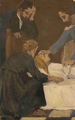 Franz M&uuml;ller-M&uuml;nster (1867–1936), German painter, graphic artist, and illustrator; studied at 