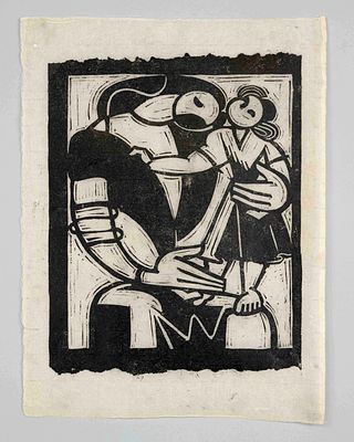Johann Winter (1898–1964), Cologne-based sculptor, graphic artist, and painter, studied at the 