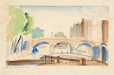 Johann Winter (1898–1964), Cologne-based sculptor, graphic artist, and painter, studied at the 