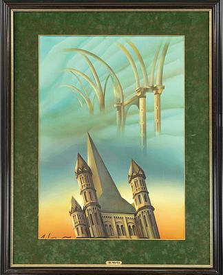 Karl-Heinz Haselwanger (1936–2009), painter, graphic artist, and illustrator from Darmstadt 