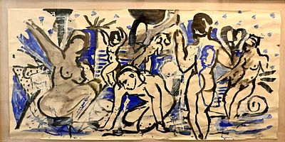Stefan Szczesny (*1951), German painter and graphic artist of the 'Young Wild Ones', Untitled 