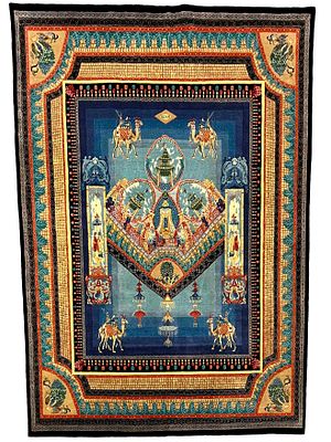 Rug, China for Versace, cleaned, very good condition, 170 cm x 240 cm