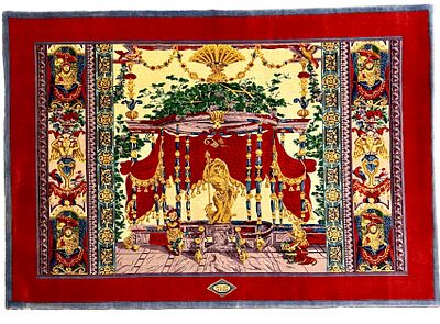 Rug, China for Versace, cleaned, very good condition, 140 cm x 240 cm