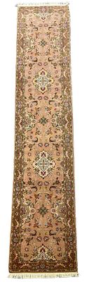Rug, runner, Tabriz, good condition, cleaned, 81 cm x 408 cm