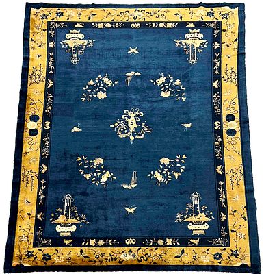 Rug, China, minimal signs of wear, cleaned, short fringes, 275 x 352 cm