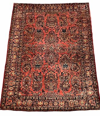 Rug, Sarouk (US reimport), slight signs of wear, cleaned, short fringes, 275 x 350 cm