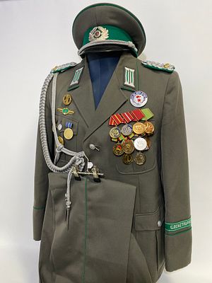 GDR NVA Border Troops Uniform, East Germany. GDR – German Democratic Republic: Uniform for 