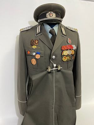GDR Ground Forces Uniform, East Germany. NVA German Democratic Republic, GDR uniform, Ground 