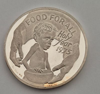 אונקיה כסף 0.999 "האם תרזה " מדליה ממוספרת