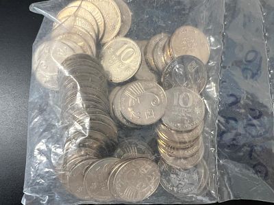 50 מטבעות 10 שקלים חנוכה חדשים מהבנק