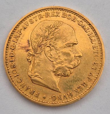 אוסטרו הונגריה מטבע זהב 20 קורונה 1897
משקל 6.77 זהב 0.900 עמלה 10%. עמלה 10%