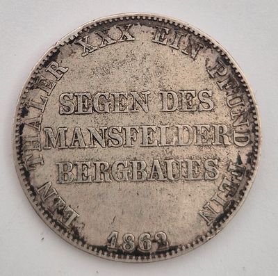 גרמניה פרוסיה טאלר משנת 1862