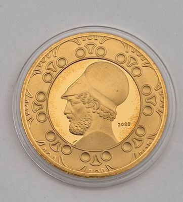 יוון מדליה רשמית של BANK OF GREECE. קוטר 40 מ"מ