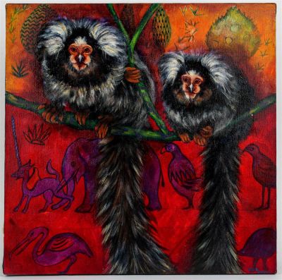 Christine McGinnis (American, 1937-2019) Untitled. Title: Untitled Subject: Animals Type: 