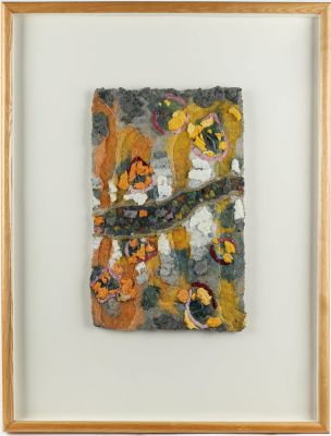 Roland Poska (American, 1938-2017) Papestry. Title: Untitled Subject: Abstract Type: Cast paper 