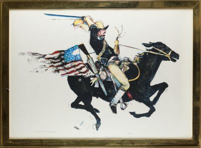 John L. Doyle (American, 1936 - 2010) Rough Rider. Title: Sharpshooters 76 / Rough Rider 