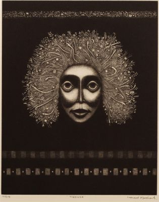 Leonard Marchant (South African, 1929-2000) Medusa. Title: Medusa 
Subject: Head 
Type: 