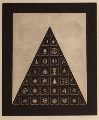 Leonard Marchant (South African, 1929-2000) Pyramid. Title: Pyramid Subject: Objects Type: 