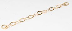 An 18K Gold Link Bracelet Made In Germany. Description: An 18k gold link bracelet made in Image - 3