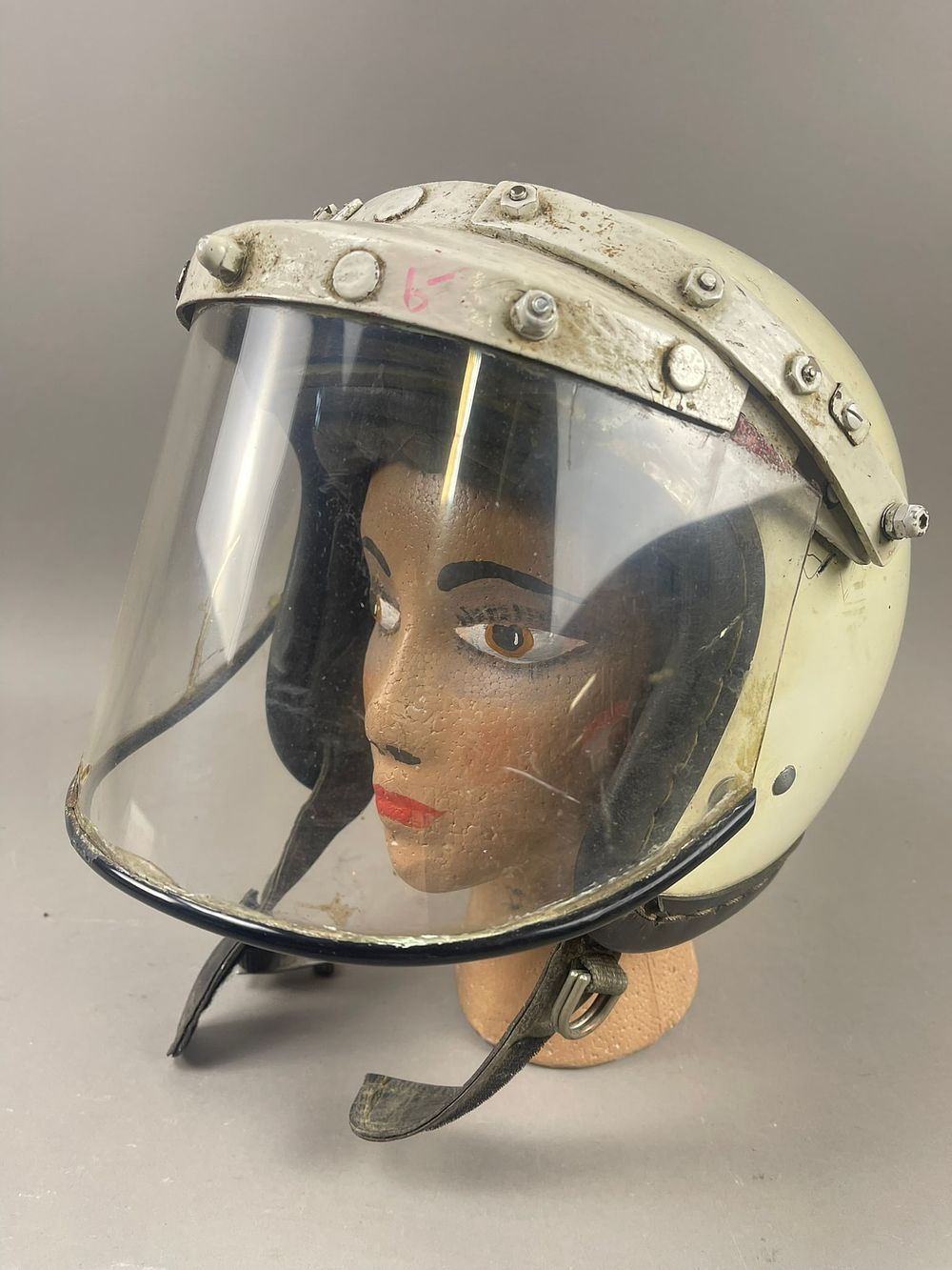 Lot 162: 1960s Authentic Harley Davidson Motorcycle Helmet