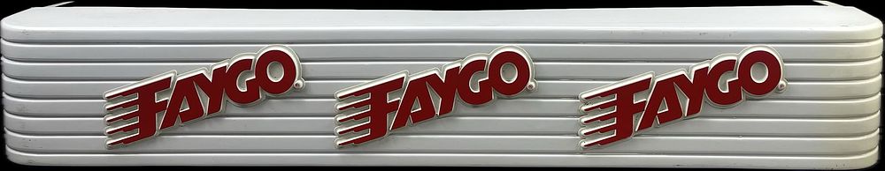 Lot 174: Faygo Soda Plastic Store Display Advertising Sign