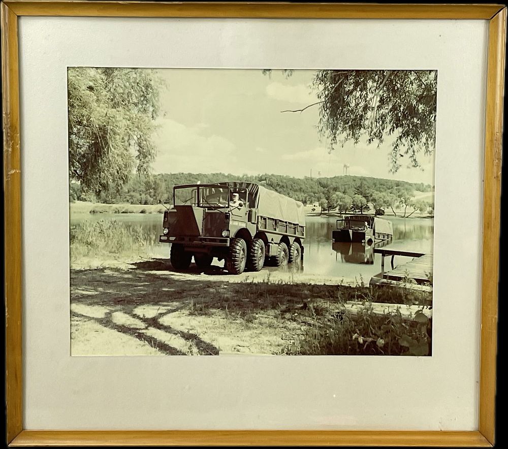 Lot 227: 1950s GMC XM157 Drake 8 Wheel Vehicle Framed Print #2