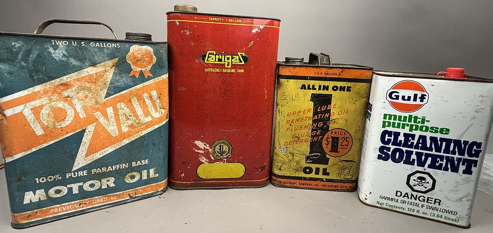 Lot 272: Lot 4 Top Value 2 Gallon Gulf All in One 1 Gallon & Carigas