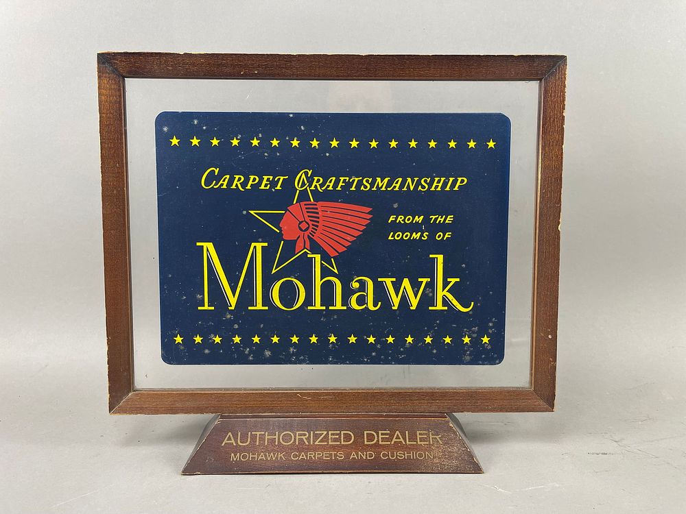 Lot 342: Mohawk Carpet 60s Dealer Advertising Store Display