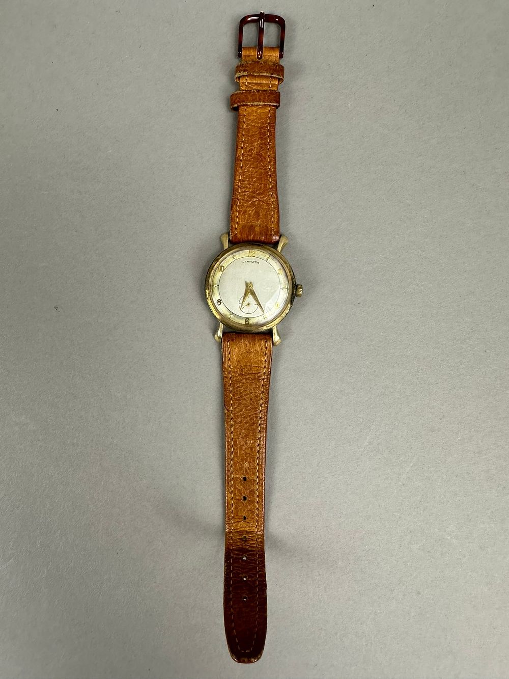 Lot 224: MCM Hamilton Parker 10K Yellow Gold Mens Watch
