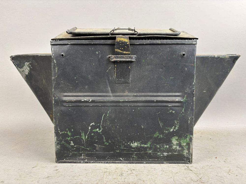 Lot 165: Antique Submarine Shaped Galvanized Minnow Bucket