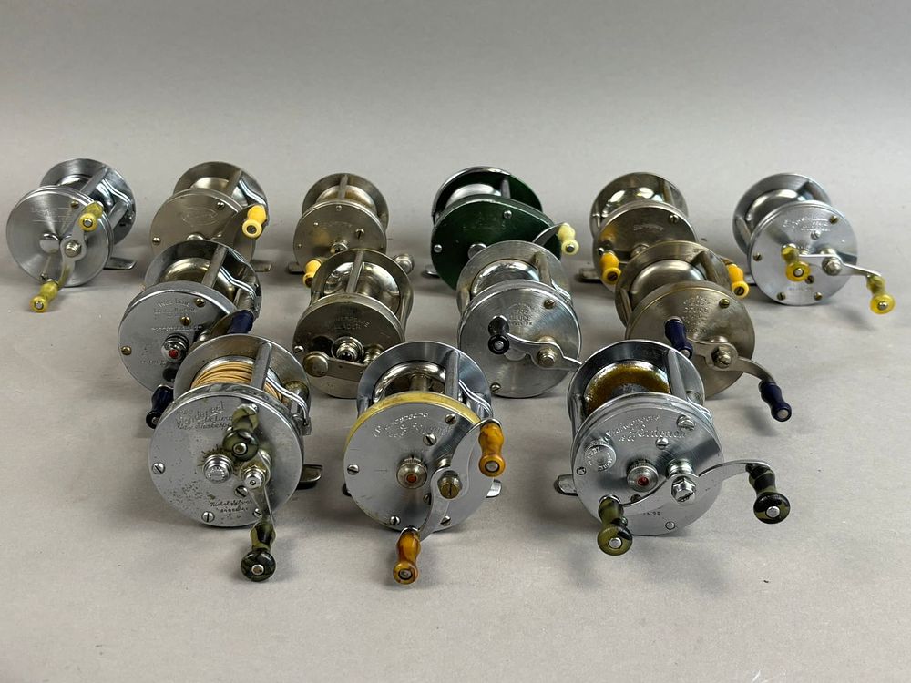 Lot 181: 13 40s 50s Shakespeare Bait Casting Fishing Reels