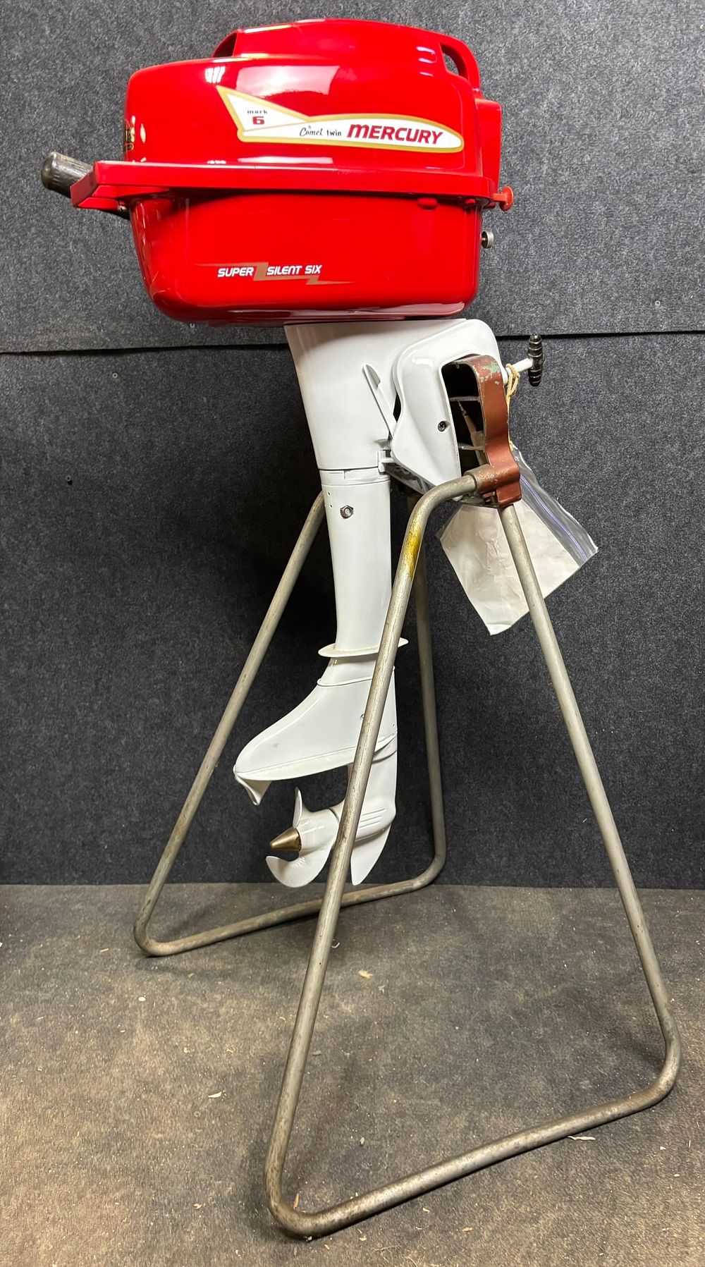 Lot 215: Restored Mercury Kiekhaefer Mark 6A Outboard Engine