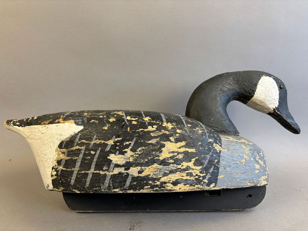 Lot 235: Antique Wood Carved Painted Duck Decoy PFC