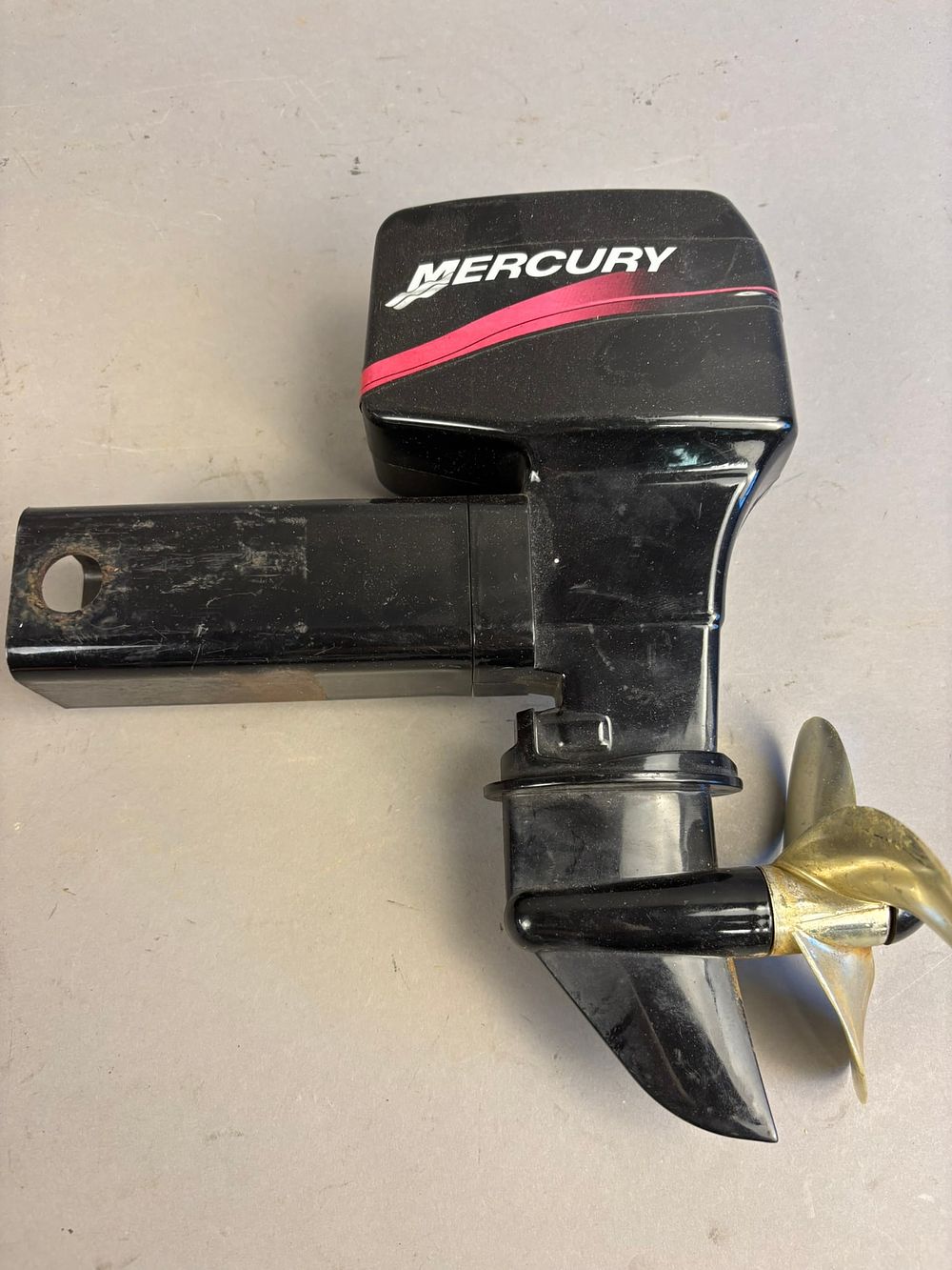 Lot 276: 80s Mercury 250 Outboard Engine Tow Hitch Cover