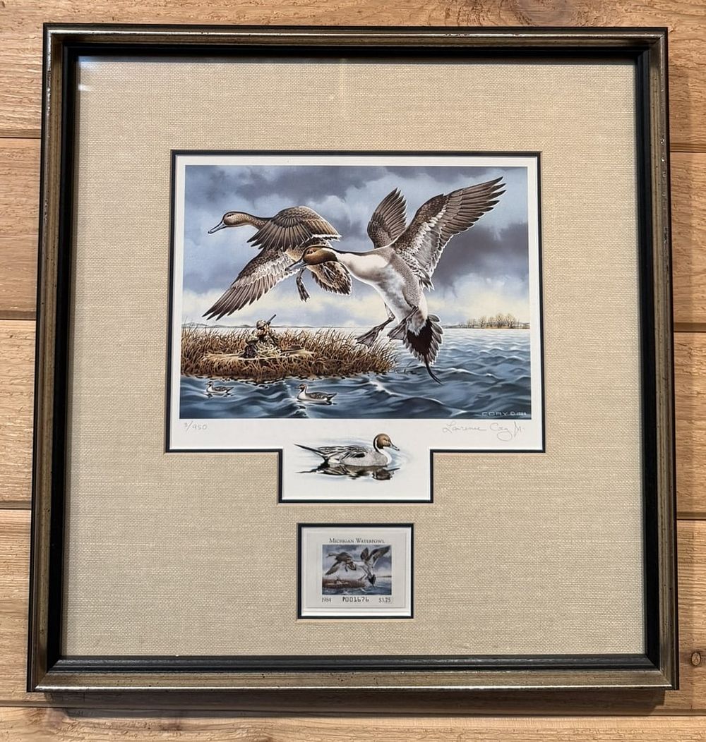 Lot 375: 1984 Michigan Waterfowl Lawrence Cory Signed Print