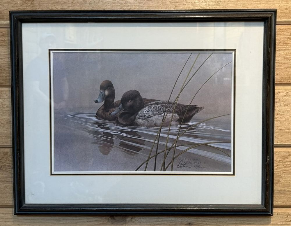 Lot 384: Dietmar Krumrey Signed 1978 Waterfowl Print