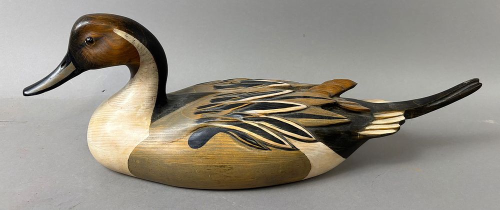 Lot 425: Windy Creek 1990-91 Bob Hayden Carved Signed Decoy