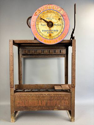 Lot 80 - Vintage Columbian Rope Co Store Display Winder | Holler ...