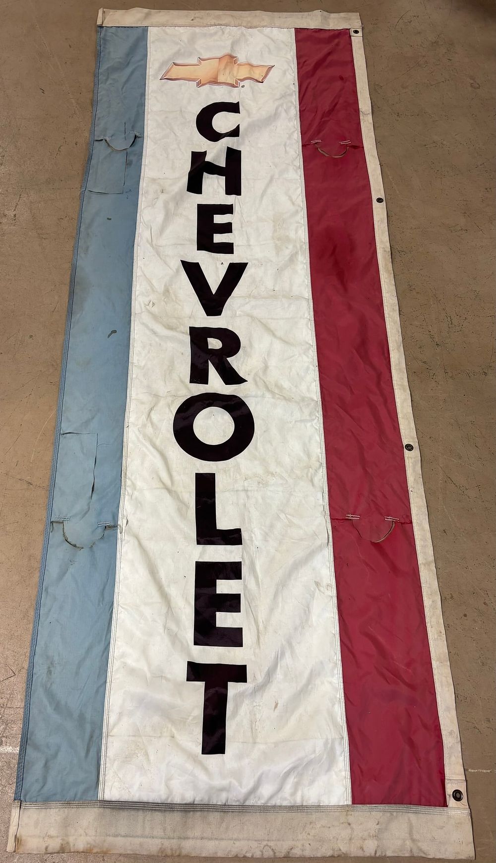 Lot 176: Nylon Chevrolet Dealership Advertising Banner