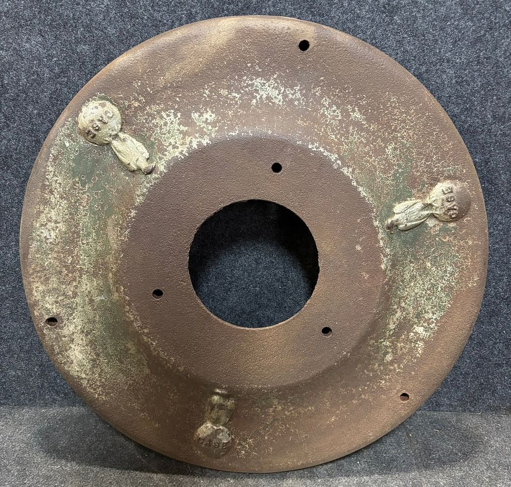 Lot 224: Early JI Case Implement Advertising Cast Iron Base