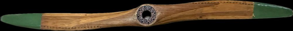 Lot 225C: Antique Early 1900s 8' Wooden Airplane Propeller