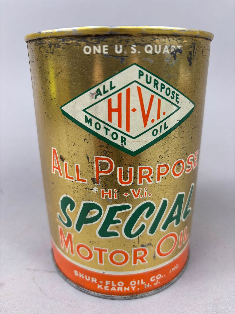 Lot 360F: HI VI All Purpose Special Motor Oil Quart Can