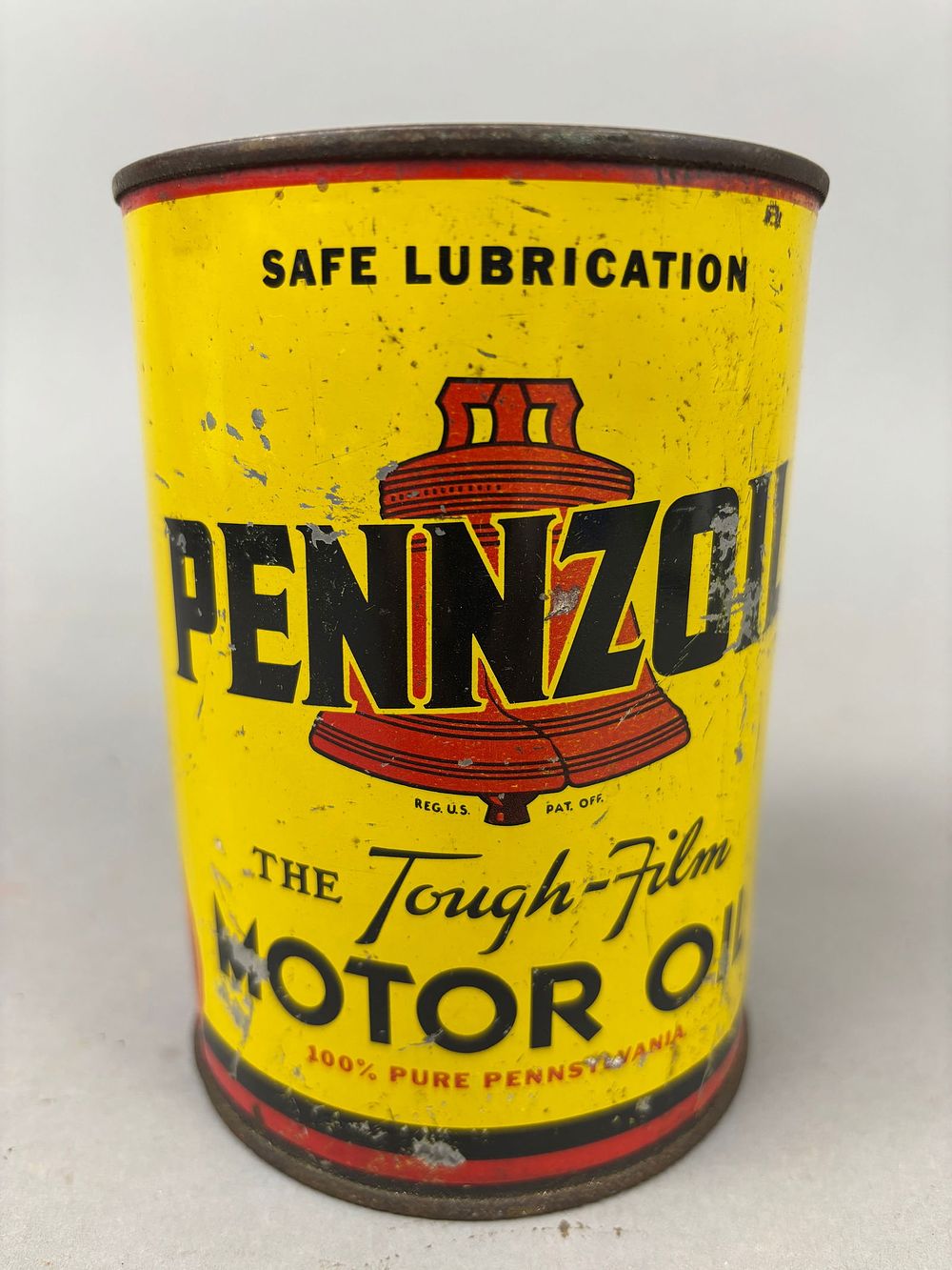 Lot 360G: Pennzoil Airplane Owl Graphic Motor Oil Quart Can