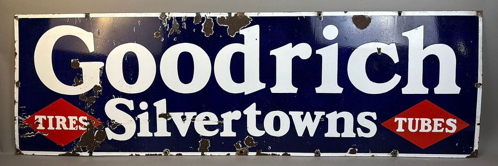 Lot 387: Goodrich Silvertown Tires SSP Advertising Sign