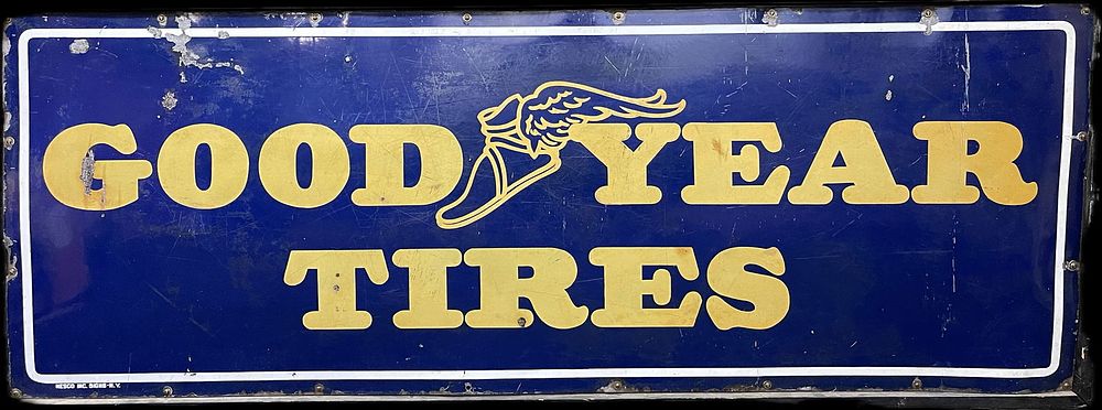 Lot 397: Goodyear Tires SSP Advertising Dealership Sign