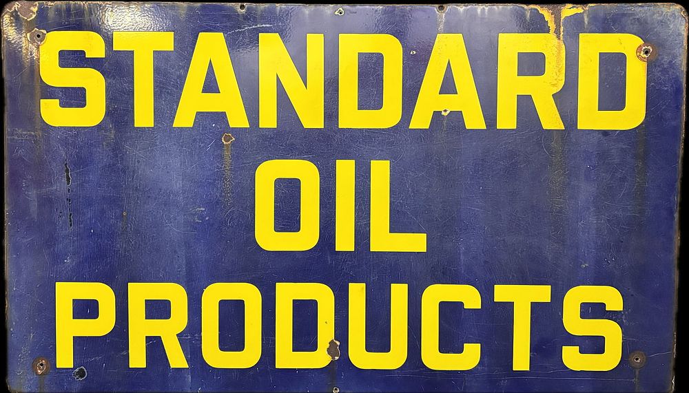 Lot 412: Standard Oil Products DSP Advertising Sign