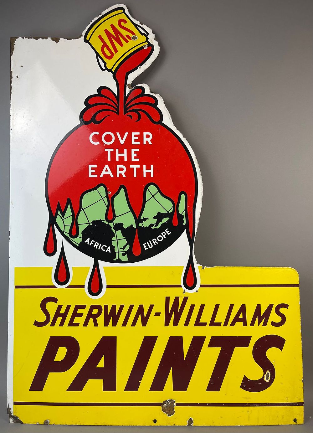 Lot 443: Sherwin Williams Paint Advertising DSP Flange Sign